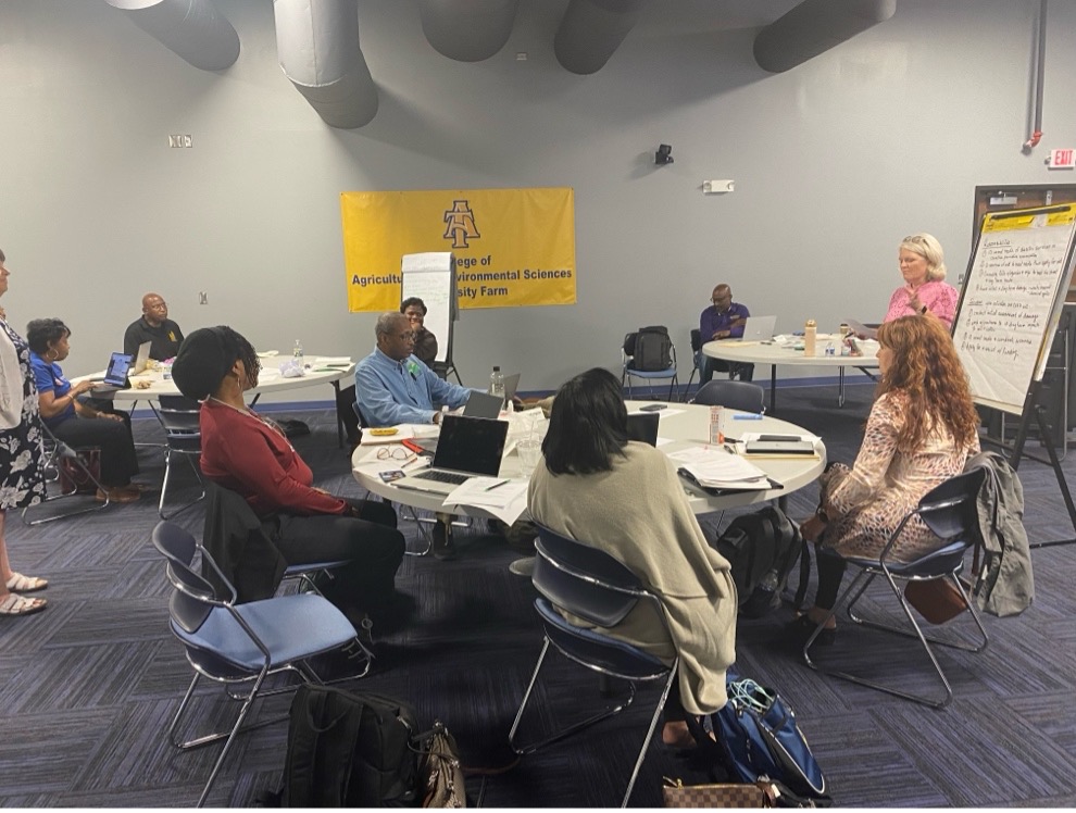 Members of the 1890 EDEN AG and EDEN delegates participated in a training session on COAD Development and Maintenance during their three-day workshop. 